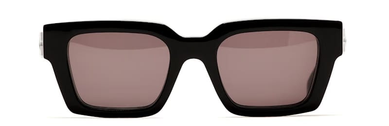 OFF-WHITE Virgil Square Frame Sunglasses Black/Grey (OERI126S24PLA0011007)