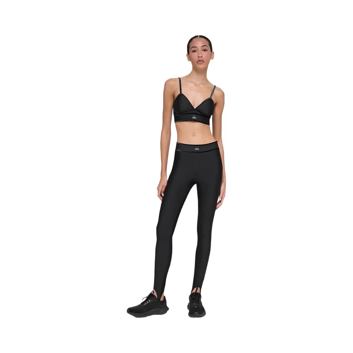 Alo Women's Airlift Love Language Bra - Black