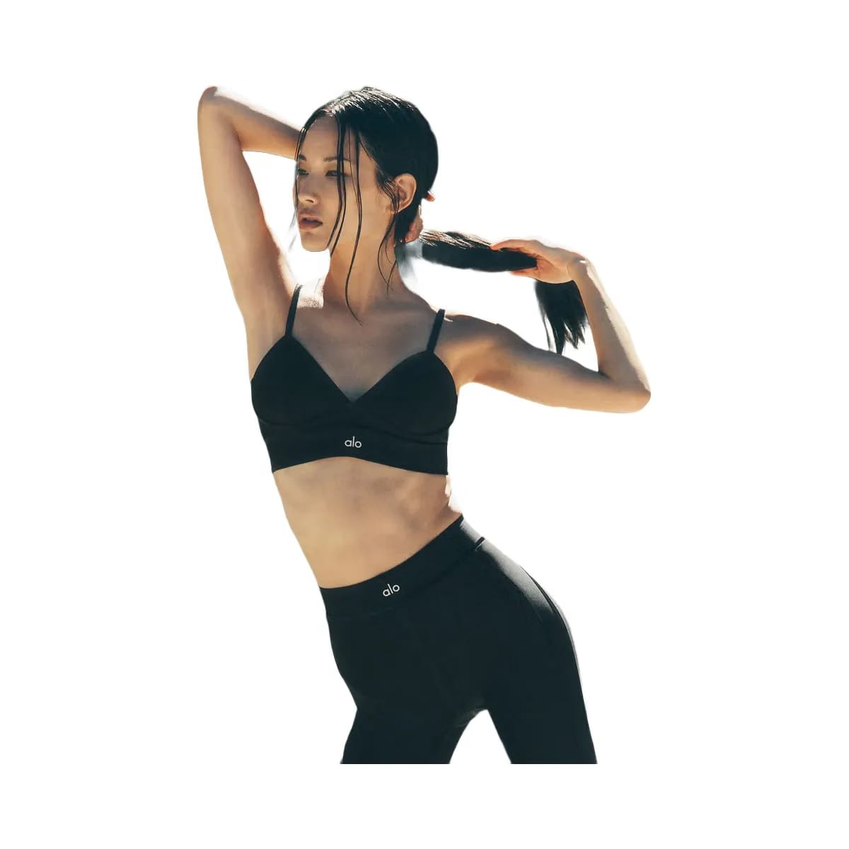 Alo Women's Airlift Love Language Bra - Black