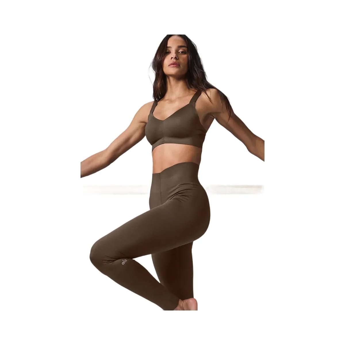 Alo Women's Airlift Strength Bra - Espresso