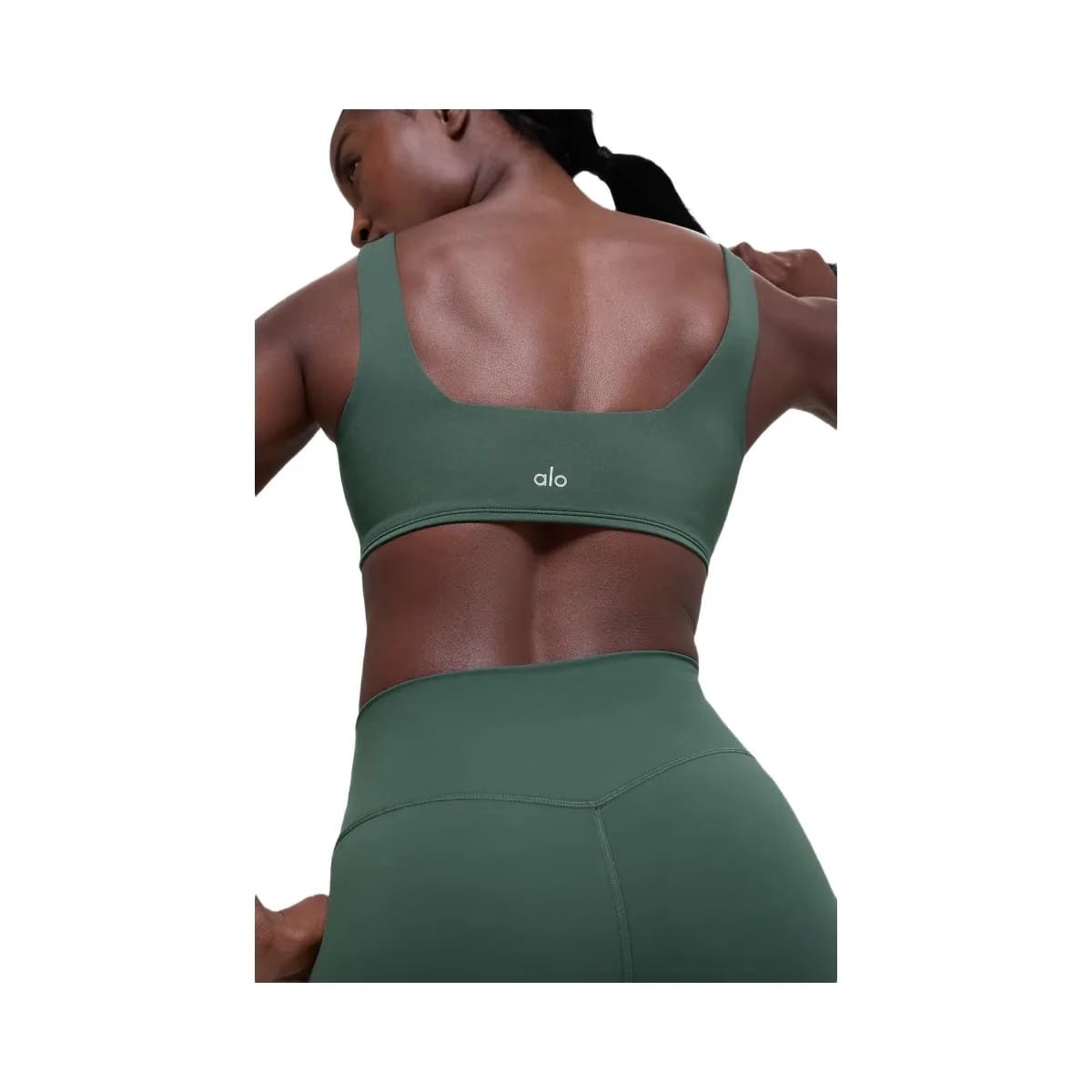 Alo Women's ALO Softsculpt Precision Bra - Clover Green