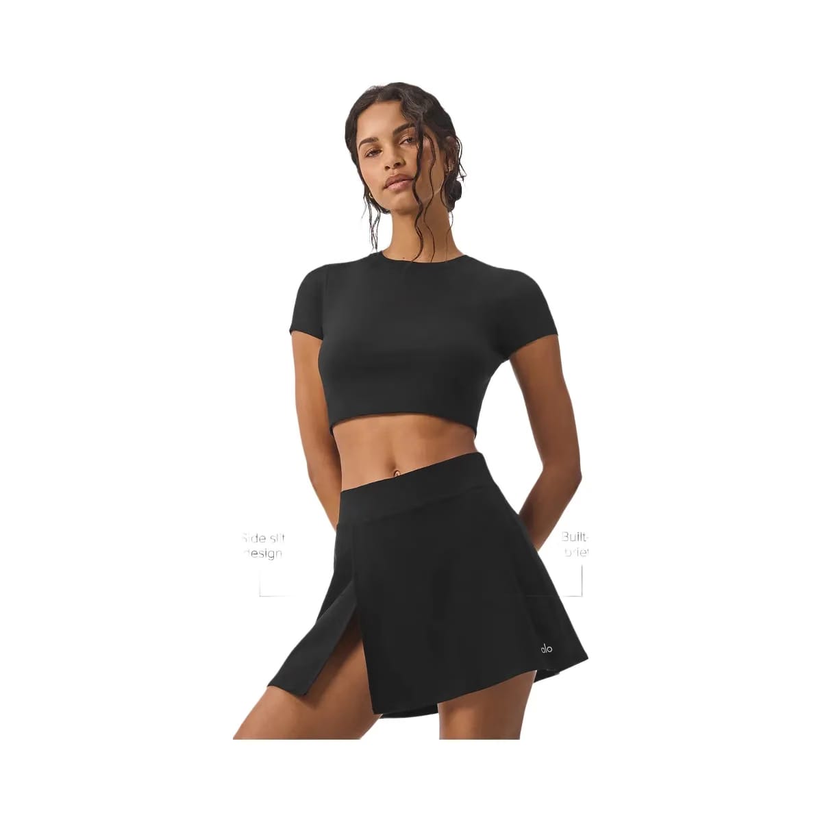 Alo Women's Alosoft Backspin Skirt - Black