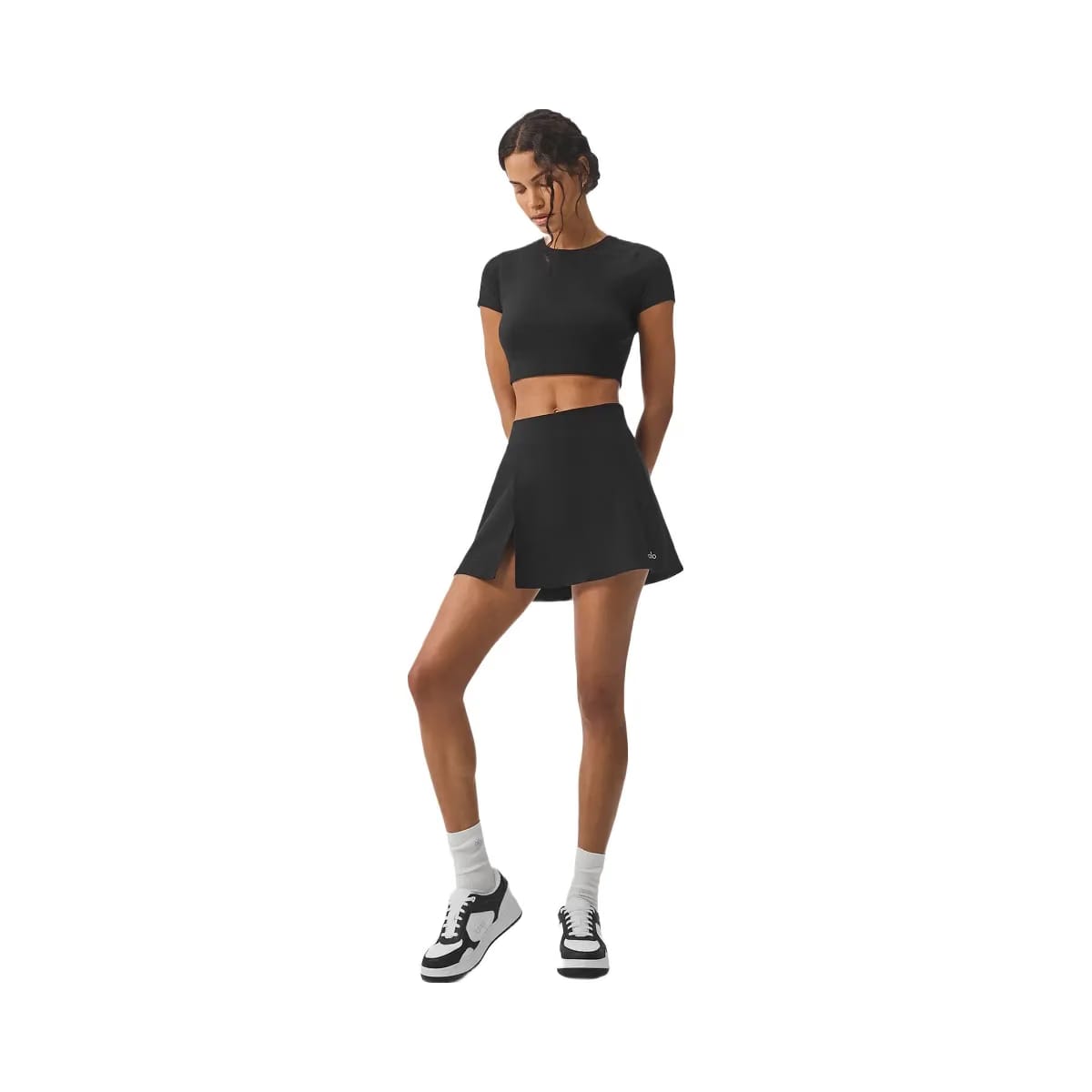 Alo Women's Alosoft Backspin Skirt - Black