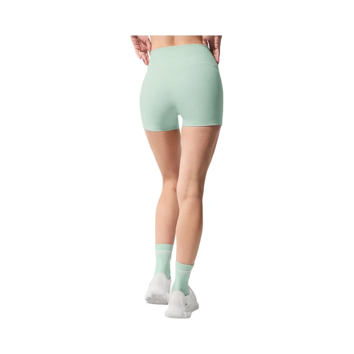 Alo Women's Alosoft High-Waist Carefree Shorts - Spearmint Heather