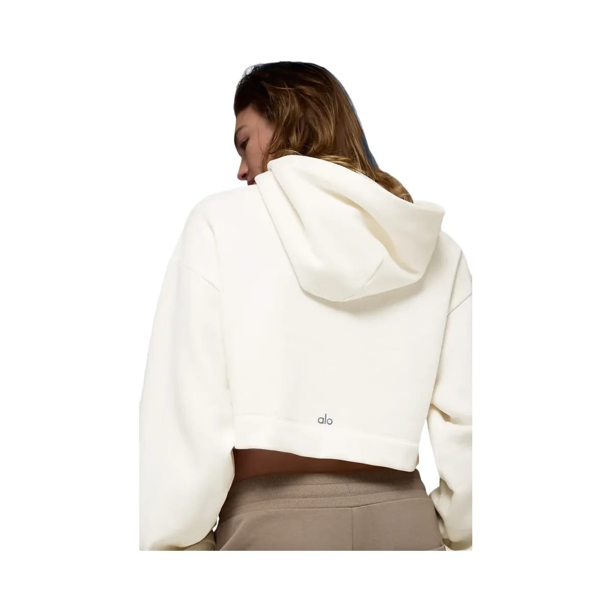 Alo Women's Bae Hoodie - Ivory