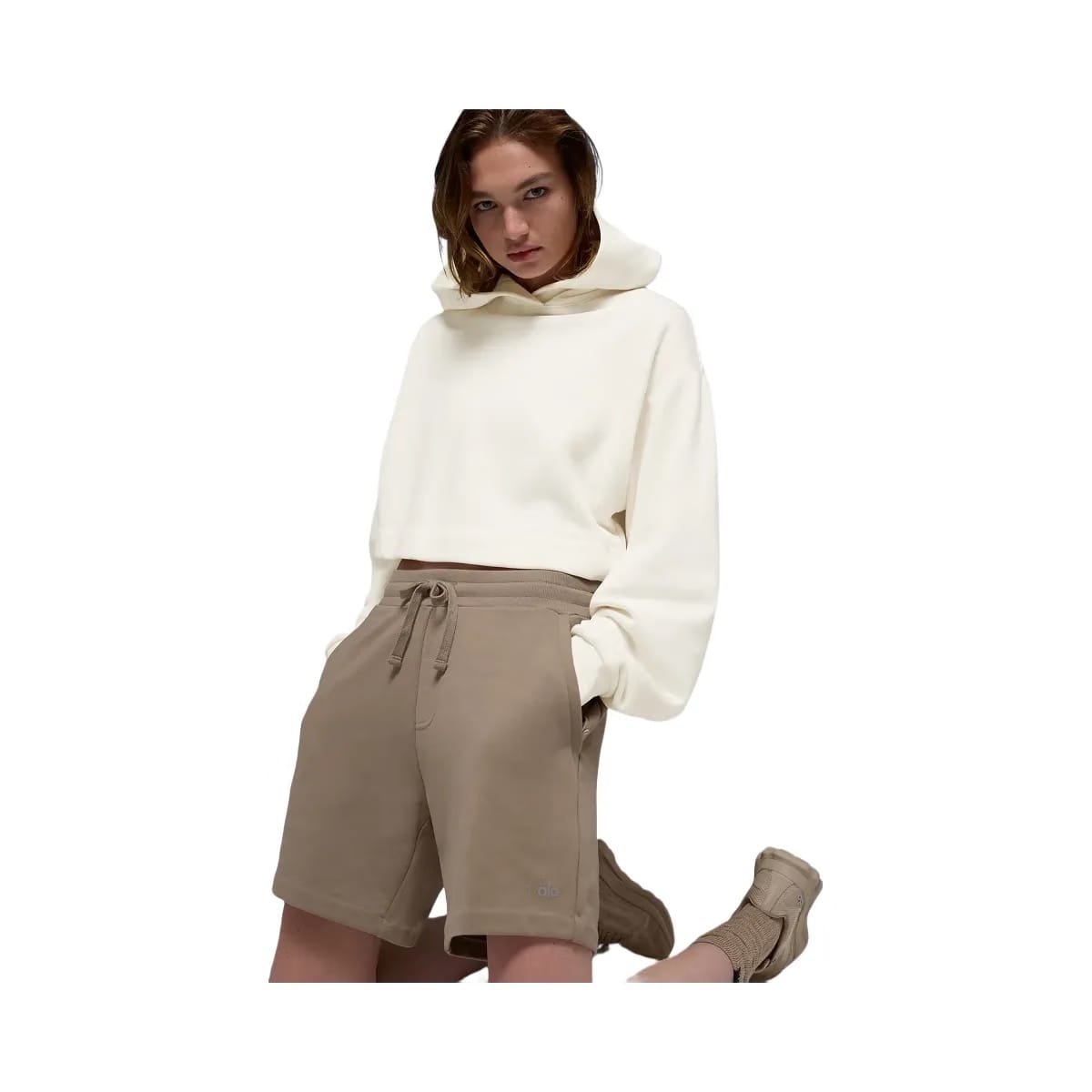 Alo Women's Bae Hoodie - Ivory