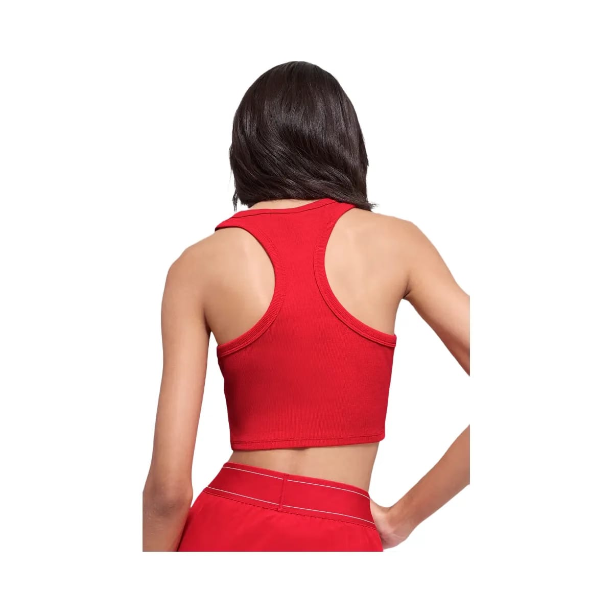 Alo Women's Aspire Tank - Bright Red/White
