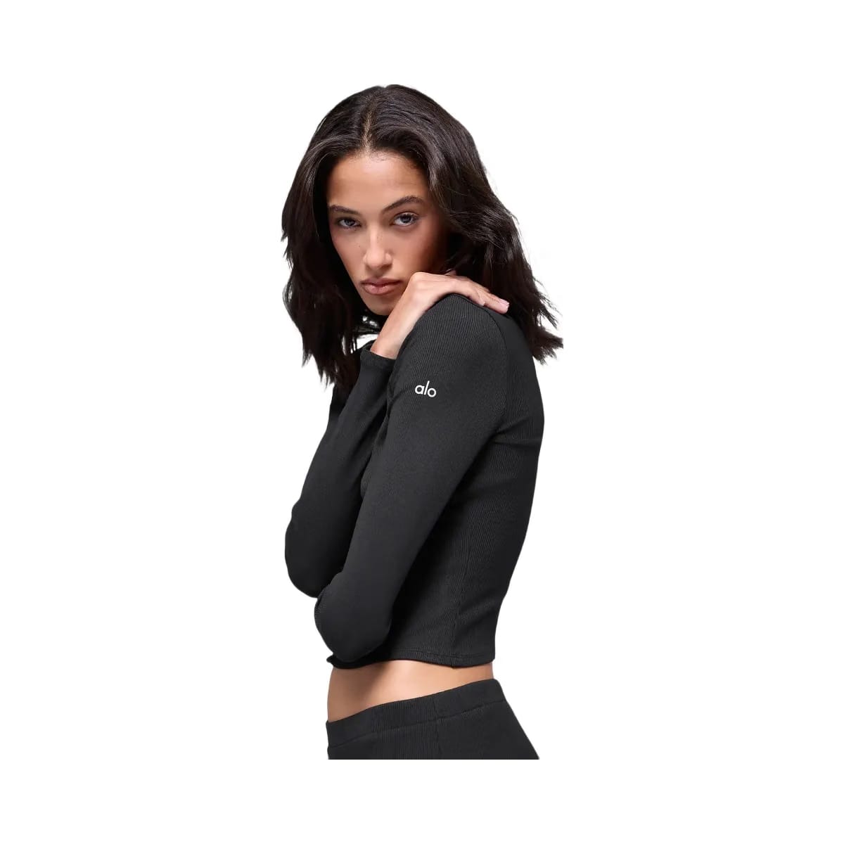 Alo Women's Dreamlight Long Sleeve Top - Black