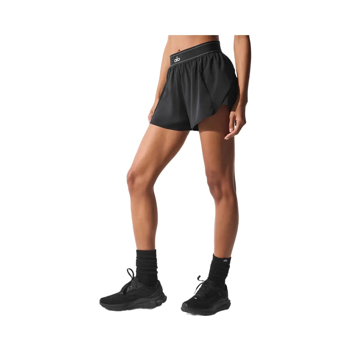 Alo Women's Match Point Shorts - Black
