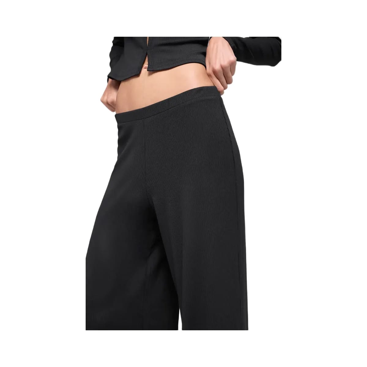 Alo Women's Mid-Rise Dreamlight Straight Pant - Black