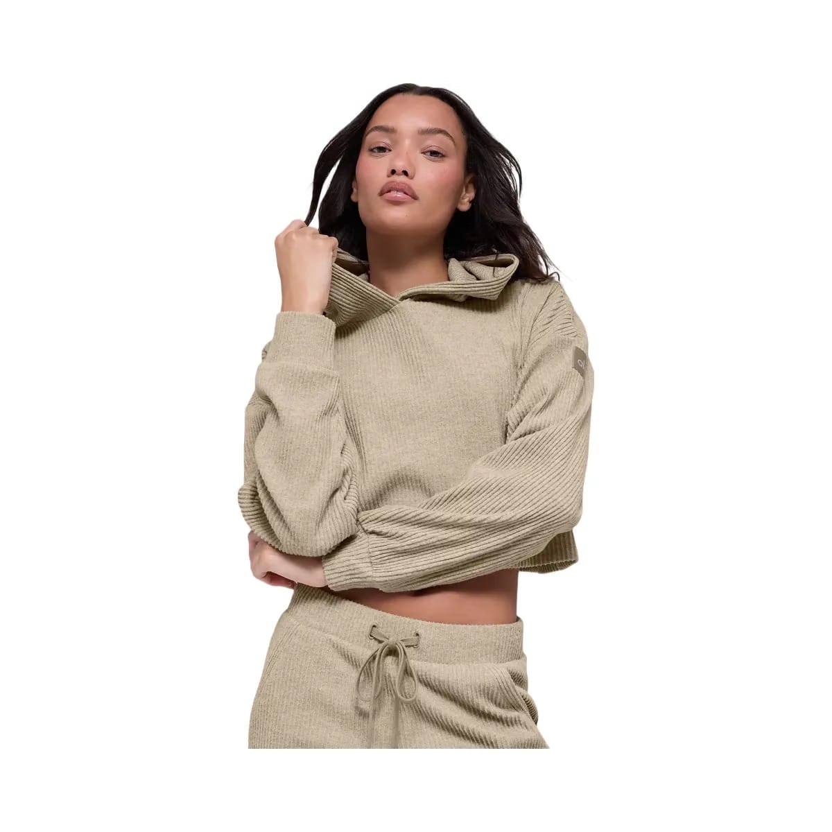 Alo Women's Muse Hoodie - Gravel Heather