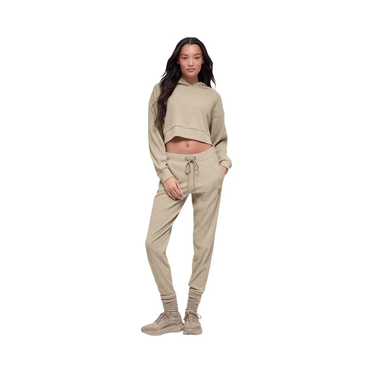 Alo Women's Muse Hoodie - Gravel Heather