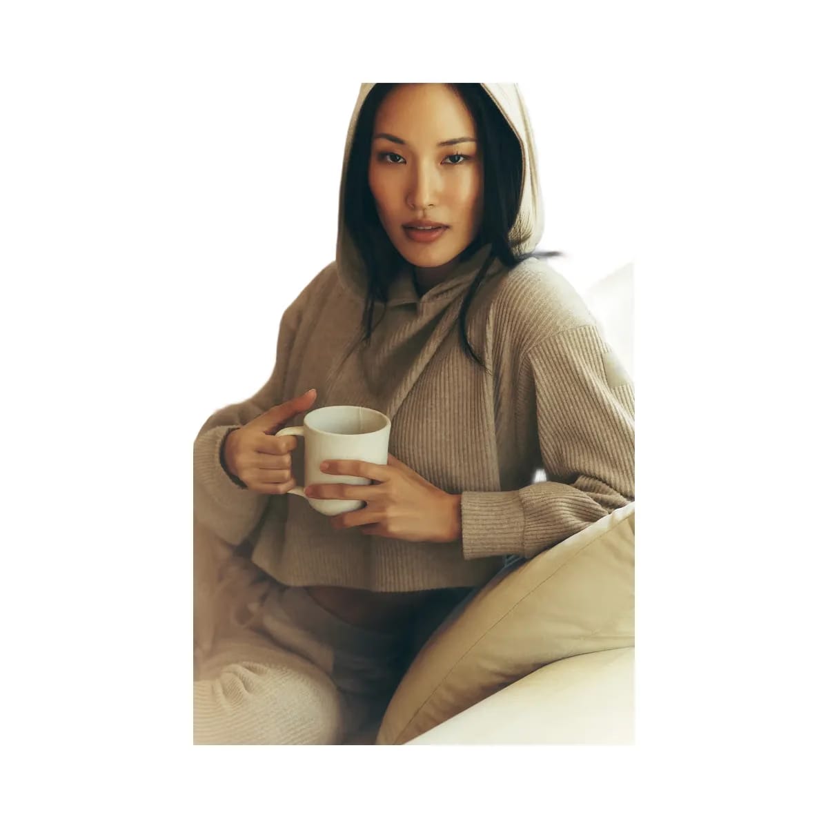 Alo Women's Muse Hoodie - Gravel Heather