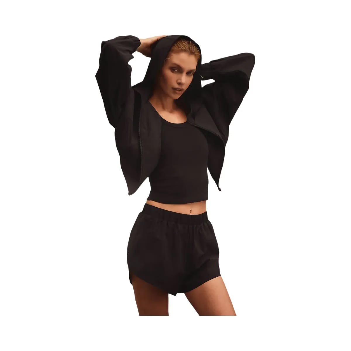 Alo Women's Playmaker Dolphin Shorts - Black