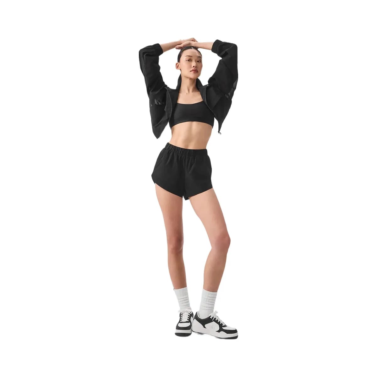 Alo Women's Playmaker Dolphin Shorts - Black