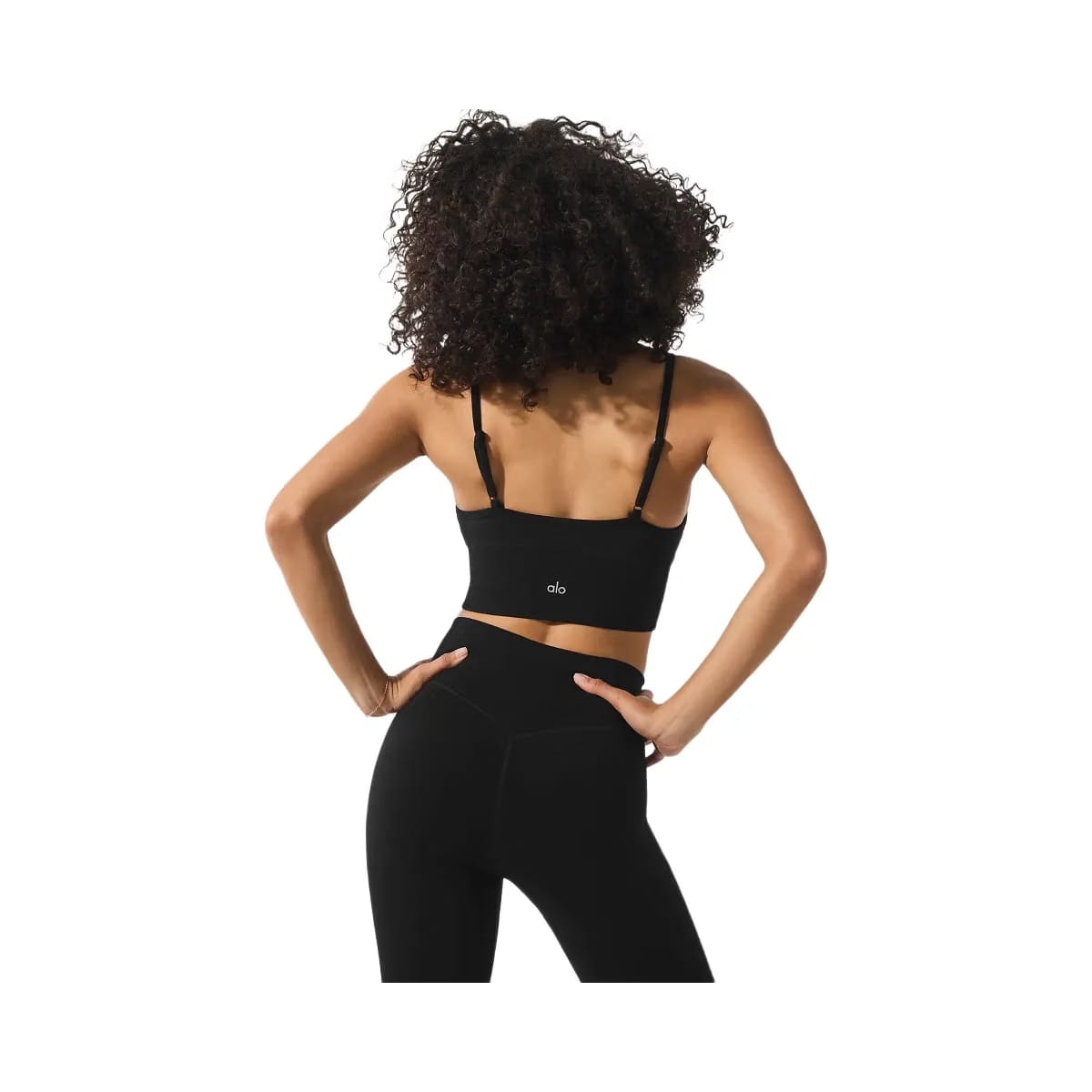 Alo Women's Seamless Winter Warm Plush Delight Bra - Black