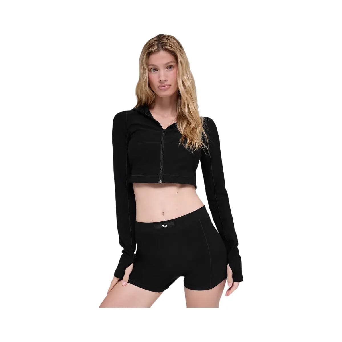Alo Women's soft Sincere Fitted Jacket - Black