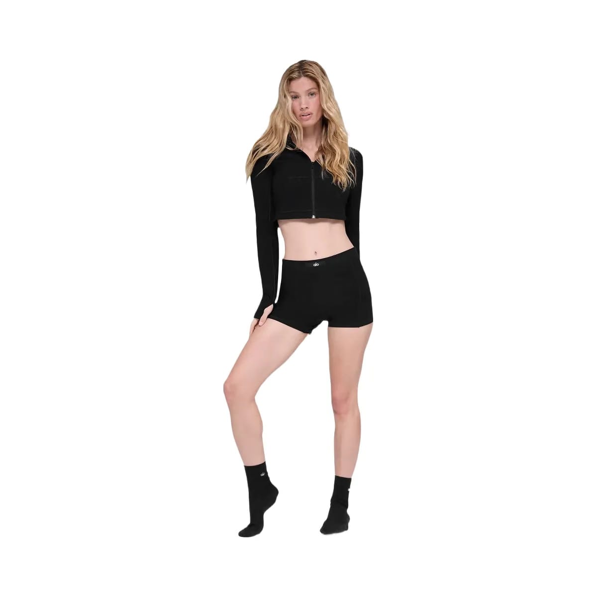 Alo Women's soft Sincere Fitted Jacket - Black