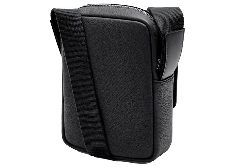 LOEWE Military Crossbody in Soft Grained Calfskin XS Black