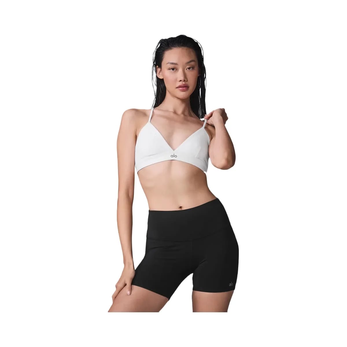 Alo Women's Splendor Bra - White/Black