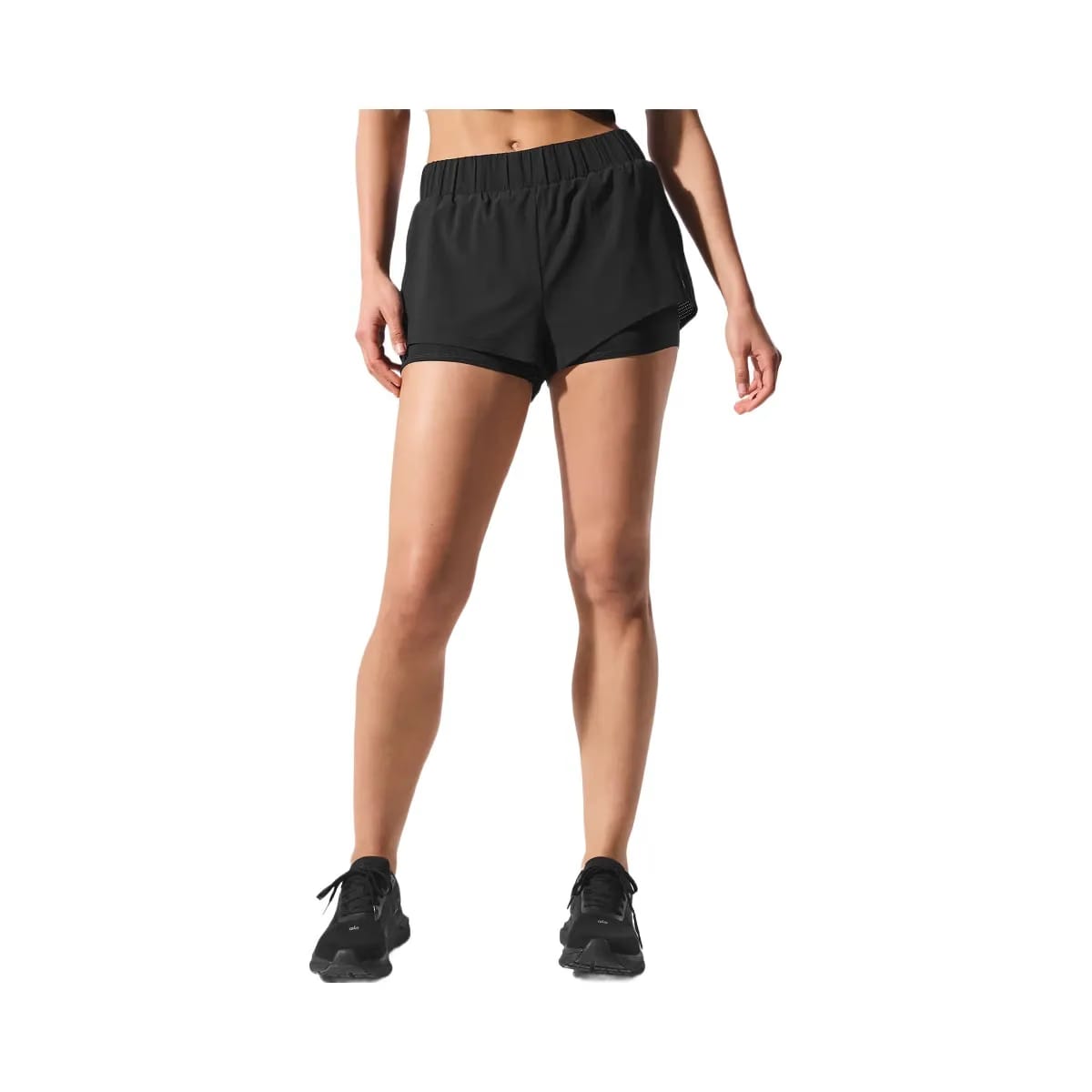 Alo Women's Sport Star Shorts - Black