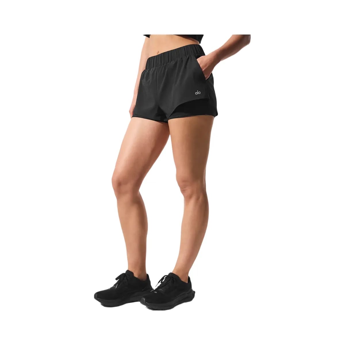 Alo Women's Sport Star Shorts - Black