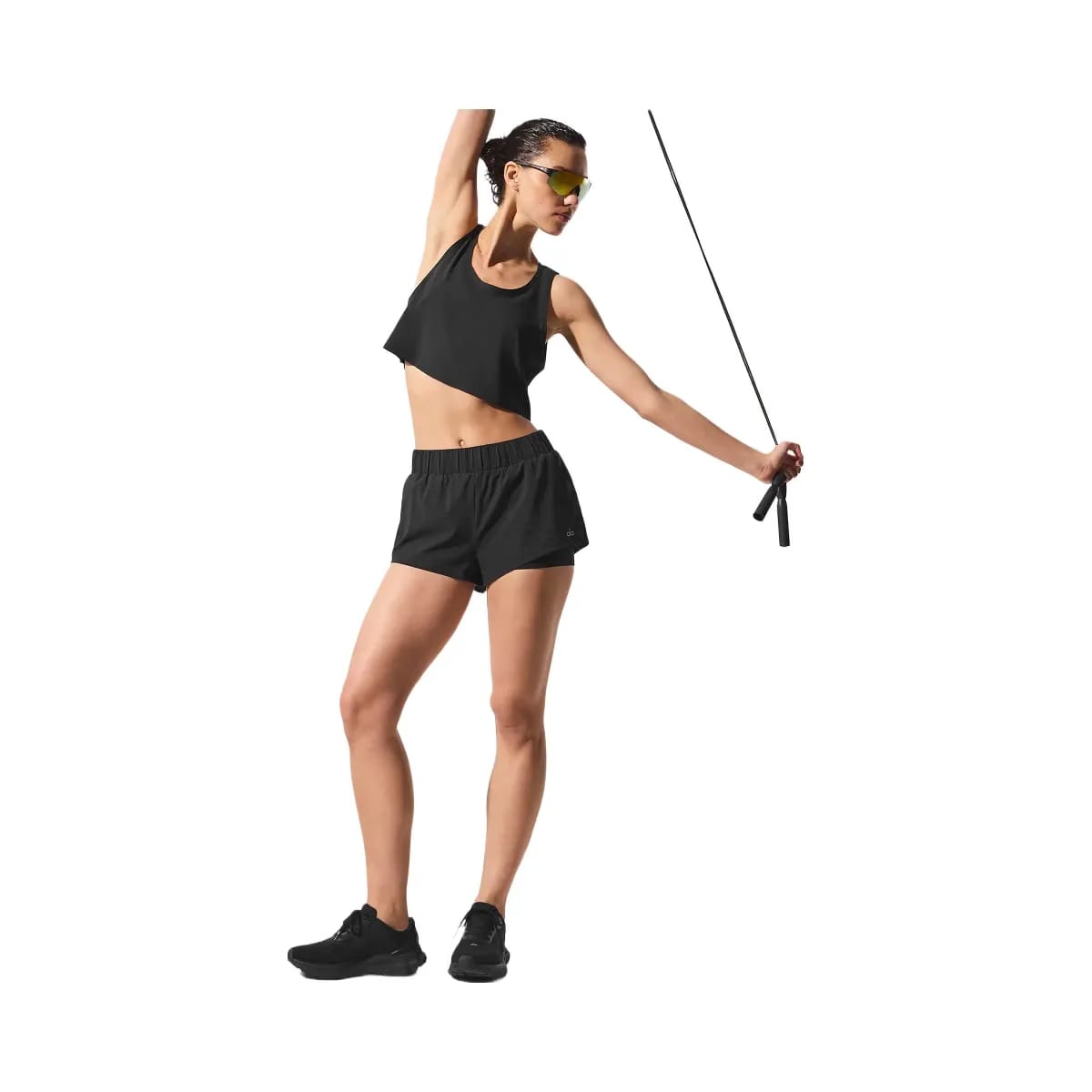 Alo Women's Sport Star Shorts - Black