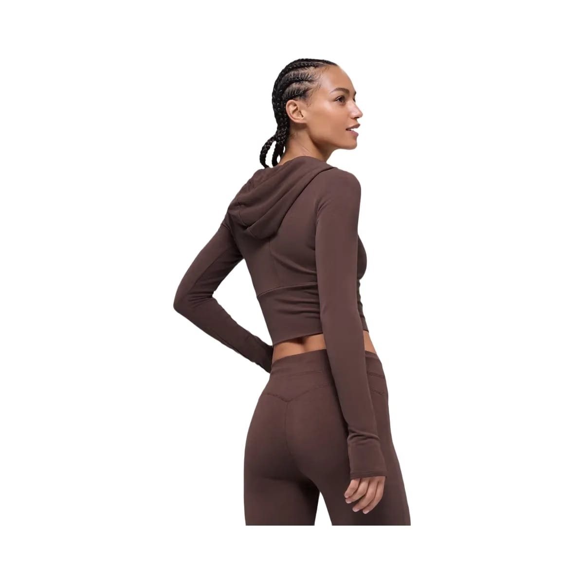 Alo Women's Sway Full Zip Hoodie - Brownstone