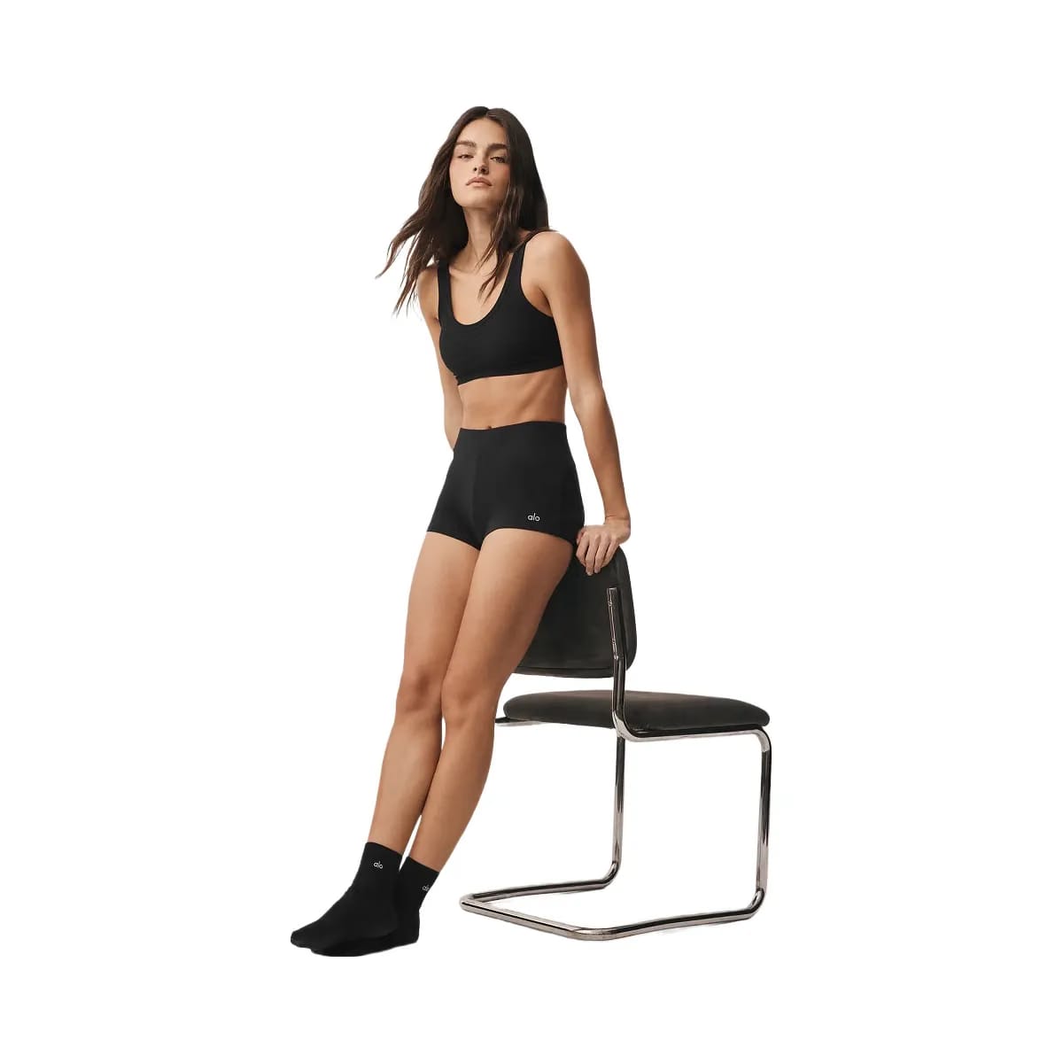 Alo Women's Sway My Way Micro Shorts - Black