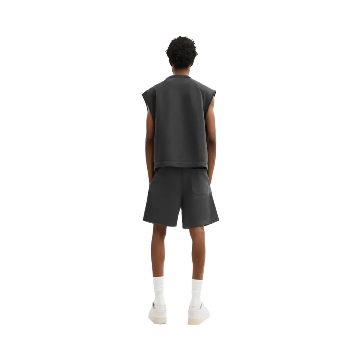Coach Garment Dyed Pull On Shorts Black