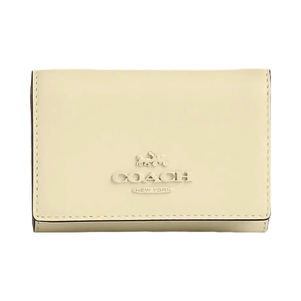 Coach Micro Wallet Leather-Im-Moonlight