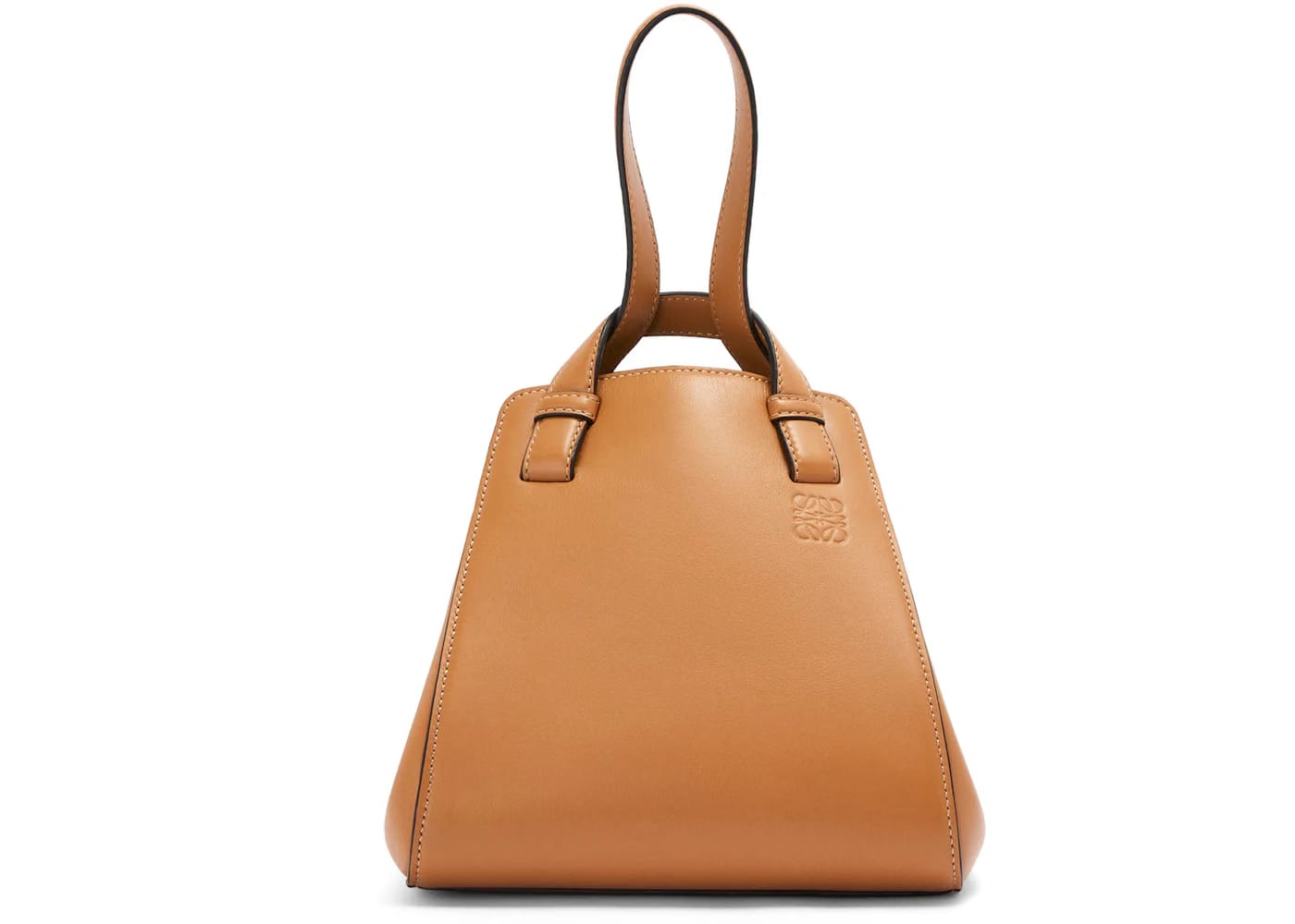 LOEWE Hammock Nugget Bag in Nappa Calfskin Warm Desert
