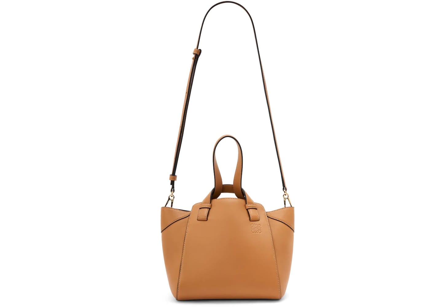 LOEWE Hammock Nugget Bag in Nappa Calfskin Warm Desert