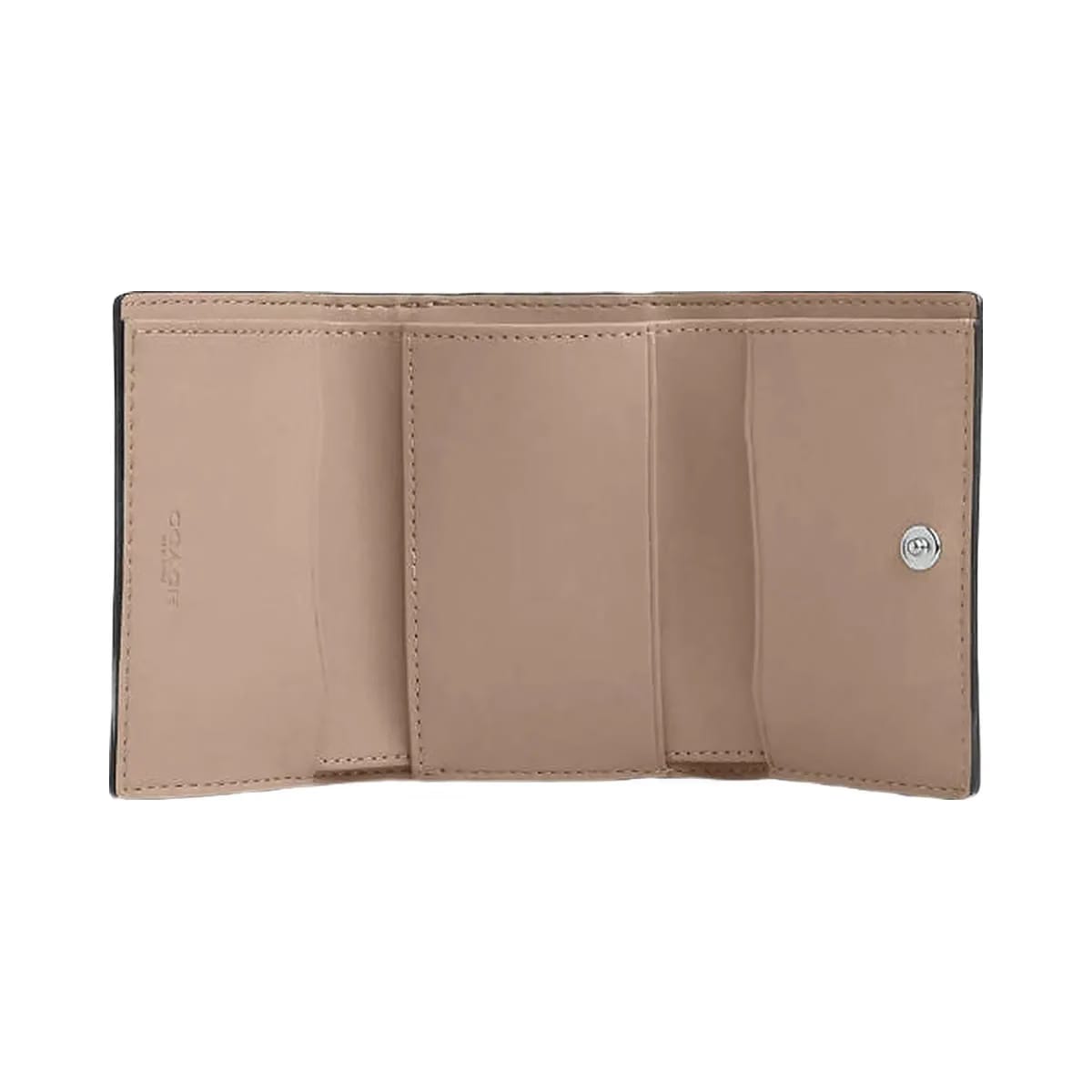 Coach Micro Wallet Novelty Leather-Silver-Stone