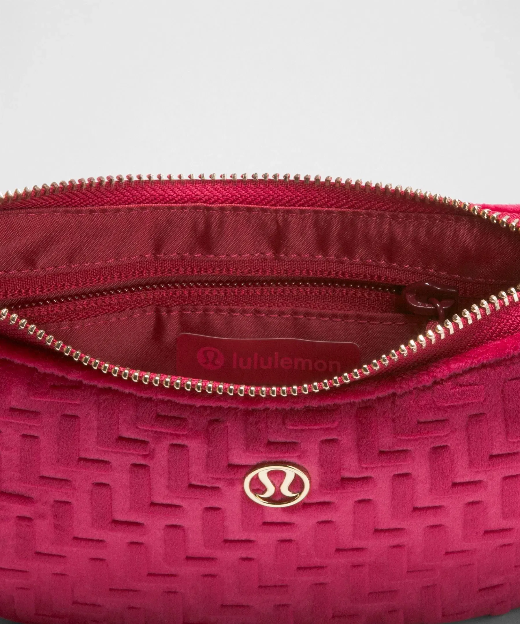 Lululemon City Essentials Mini Shoulder Bag 1L *L Monogram Velvet