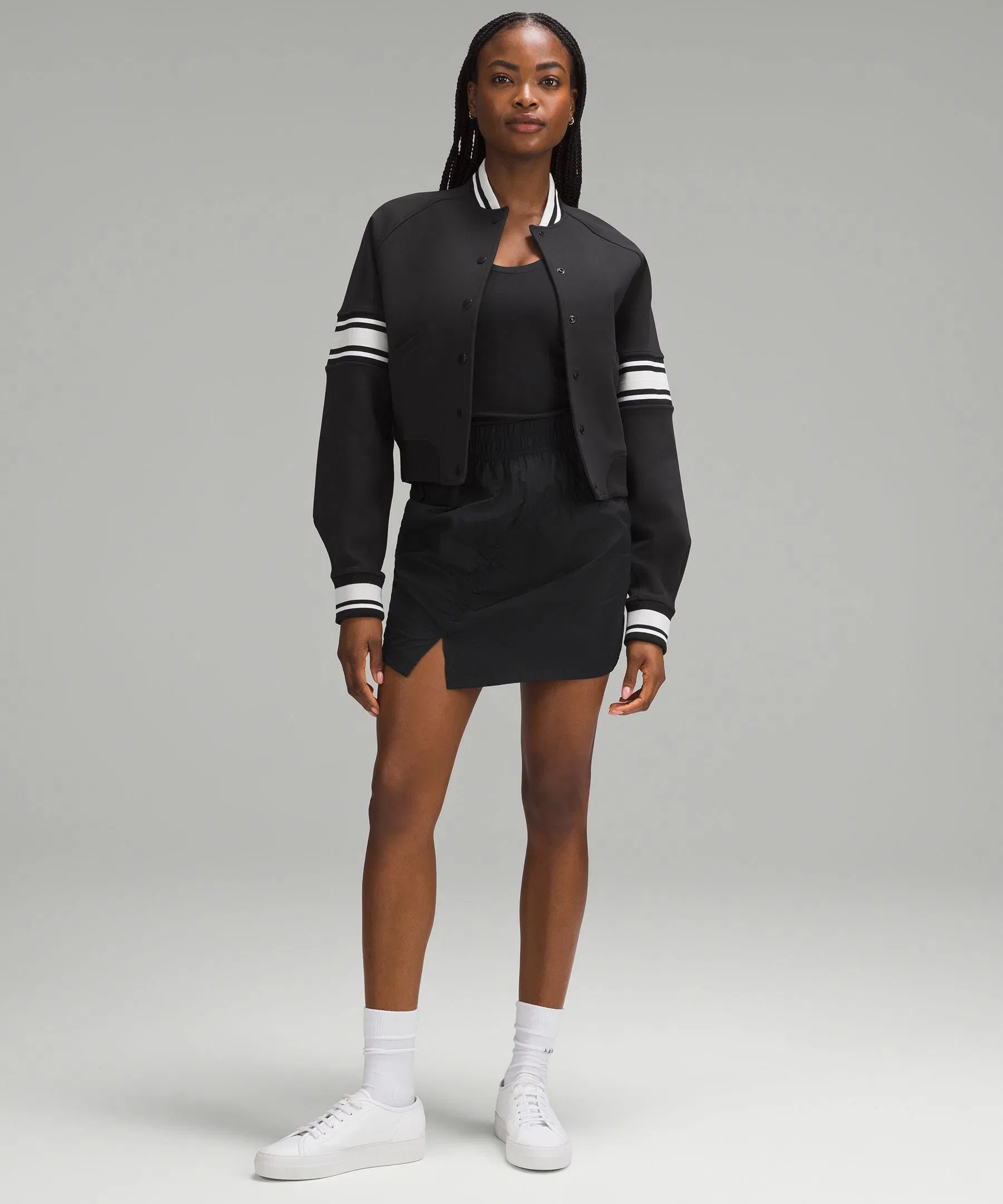 Lululemon High-Rise Ruched Mini Skirt