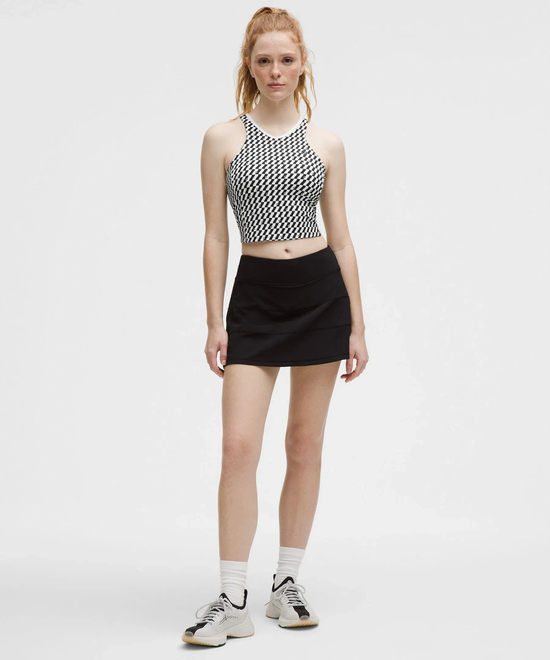 Lululemon Women's Cropped V-Neck Tennis Tank Top *Medium Support, B/C Cup