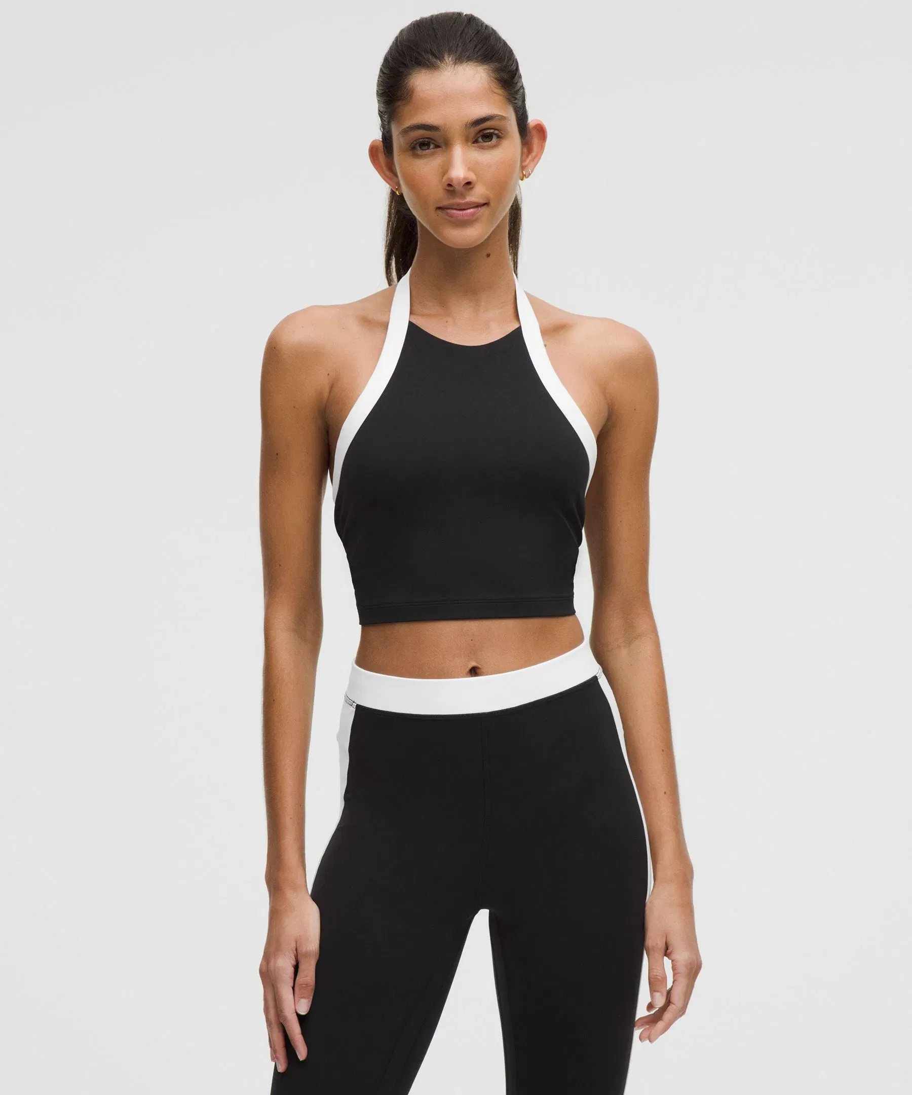 Lululemon Women's Nulu Cropped Halter Tank Top *Light Support, A/B Cup