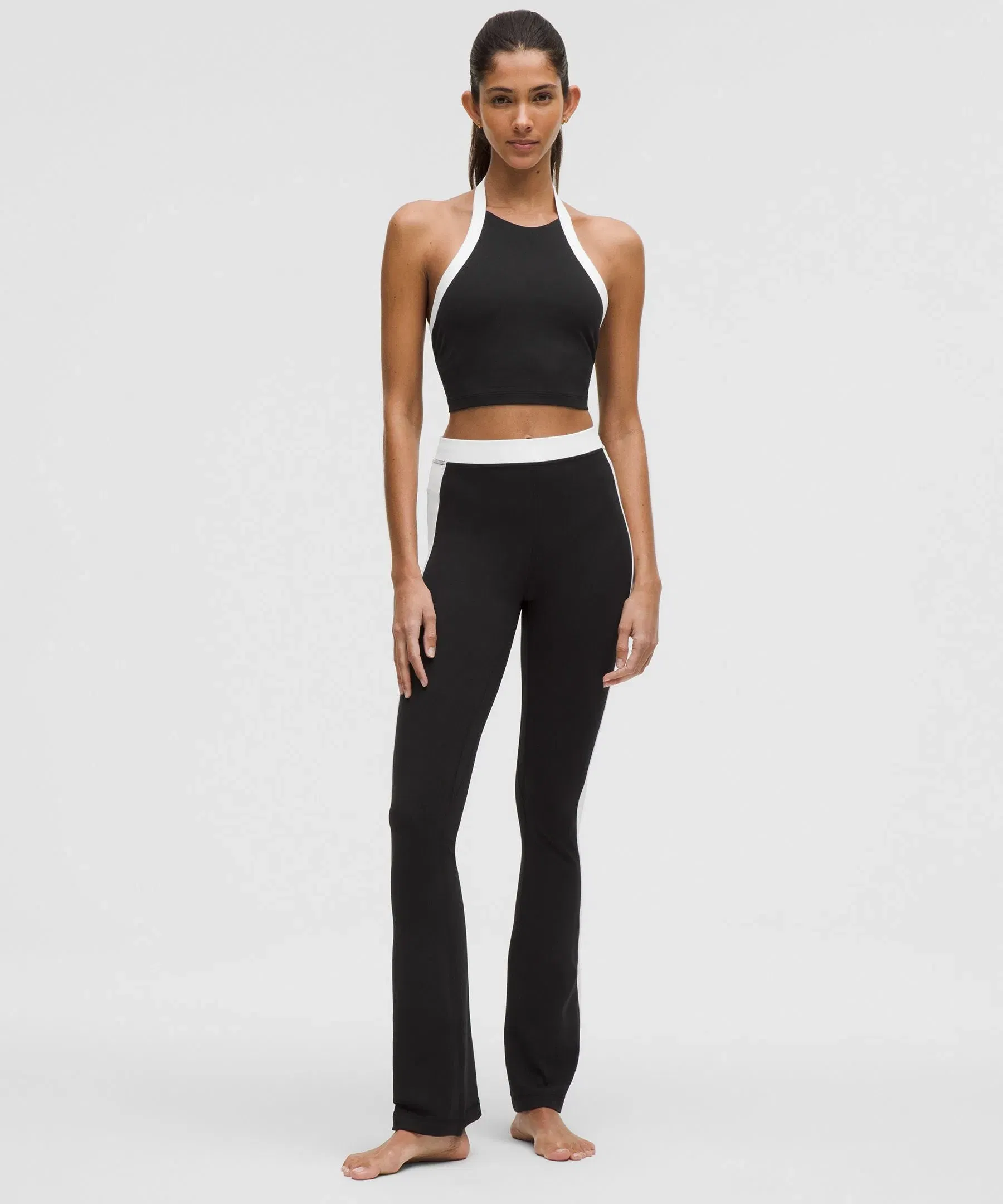 Lululemon Women's Nulu Cropped Halter Tank Top *Light Support, A/B Cup