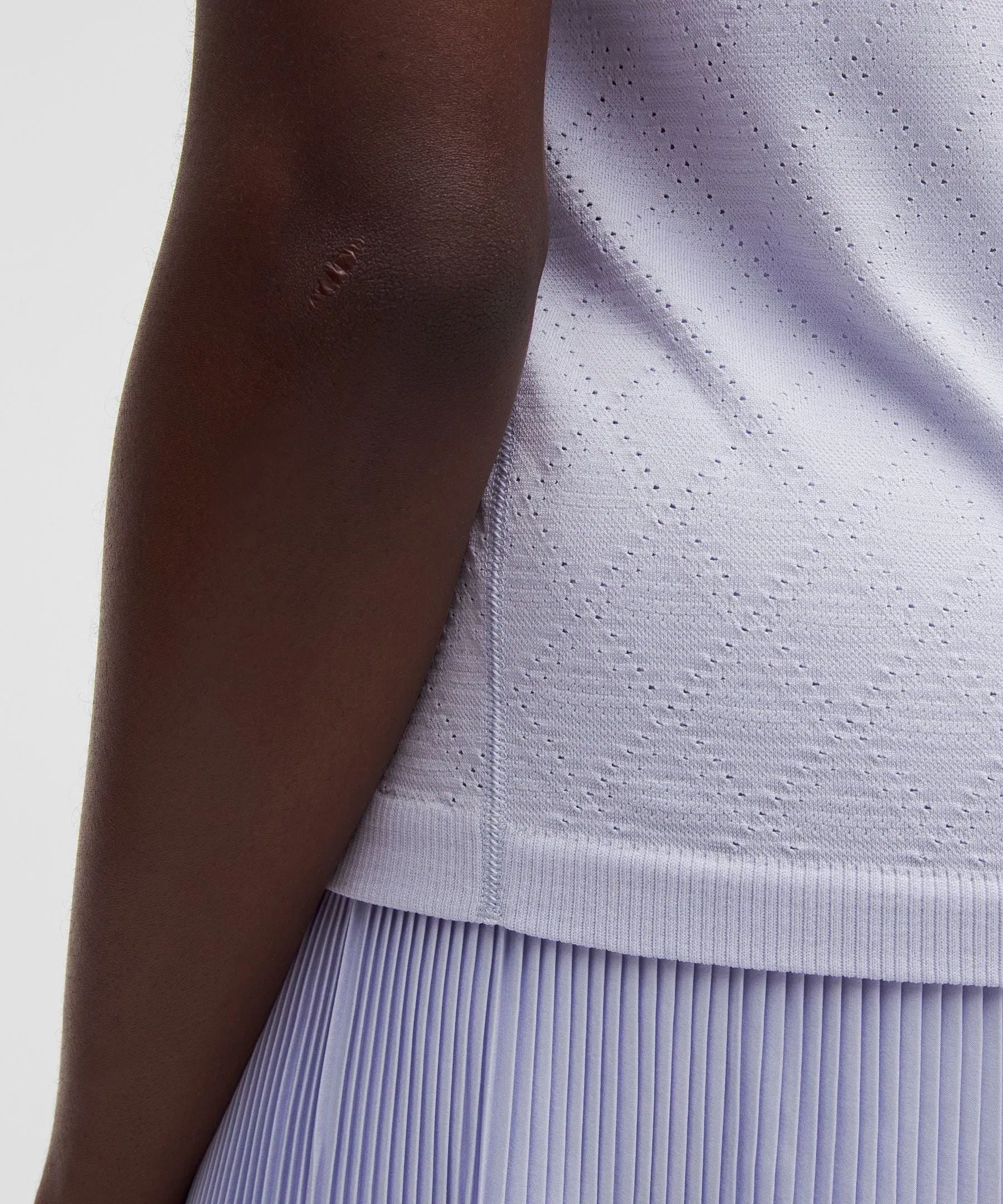 Lululemon Swiftly Diamond-Knit Polo Shirt