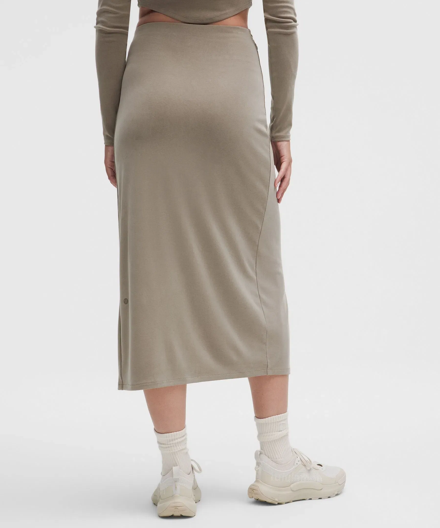 Lululemon Drapey Softstreme Midi Skirt