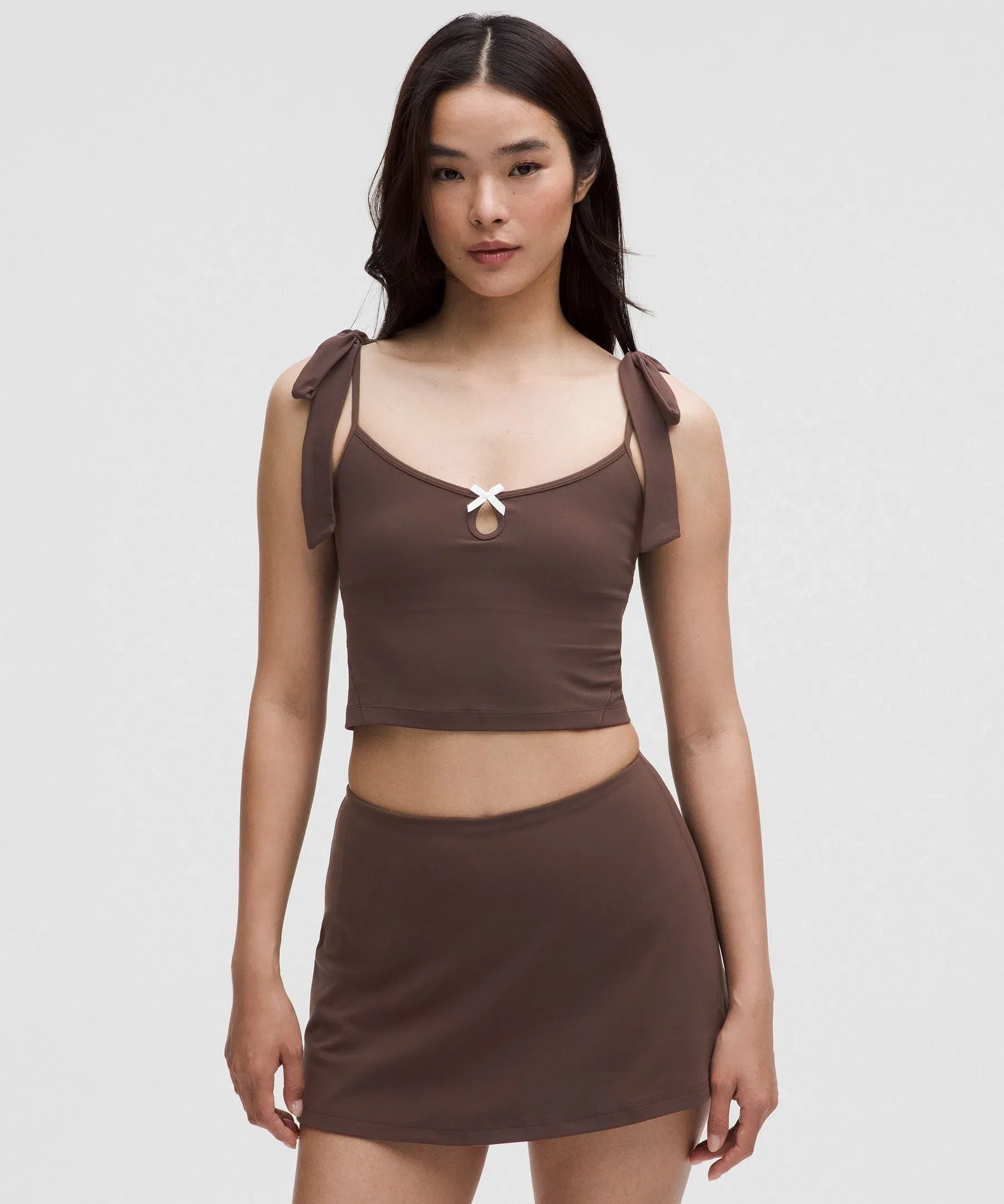 Lululemon Women's Nulu Bow-Detail Tank Top *Balletcore Set
