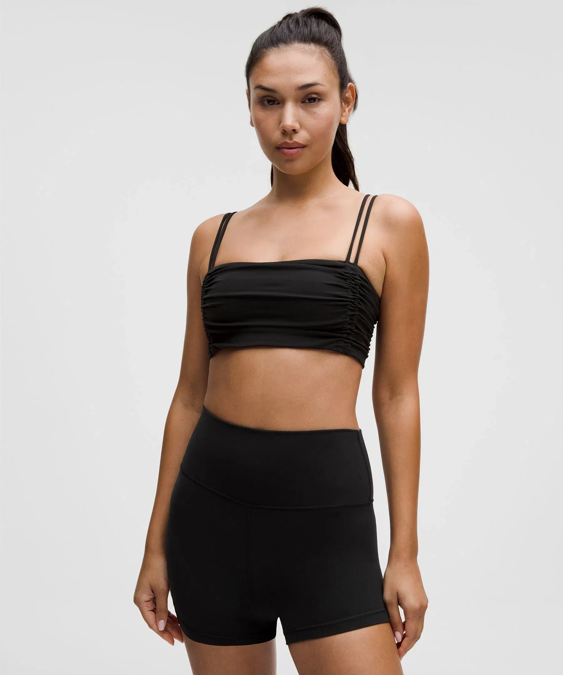 Lululemon Ruched Yoga Bra Shimmer *Light Support, A/B Cup