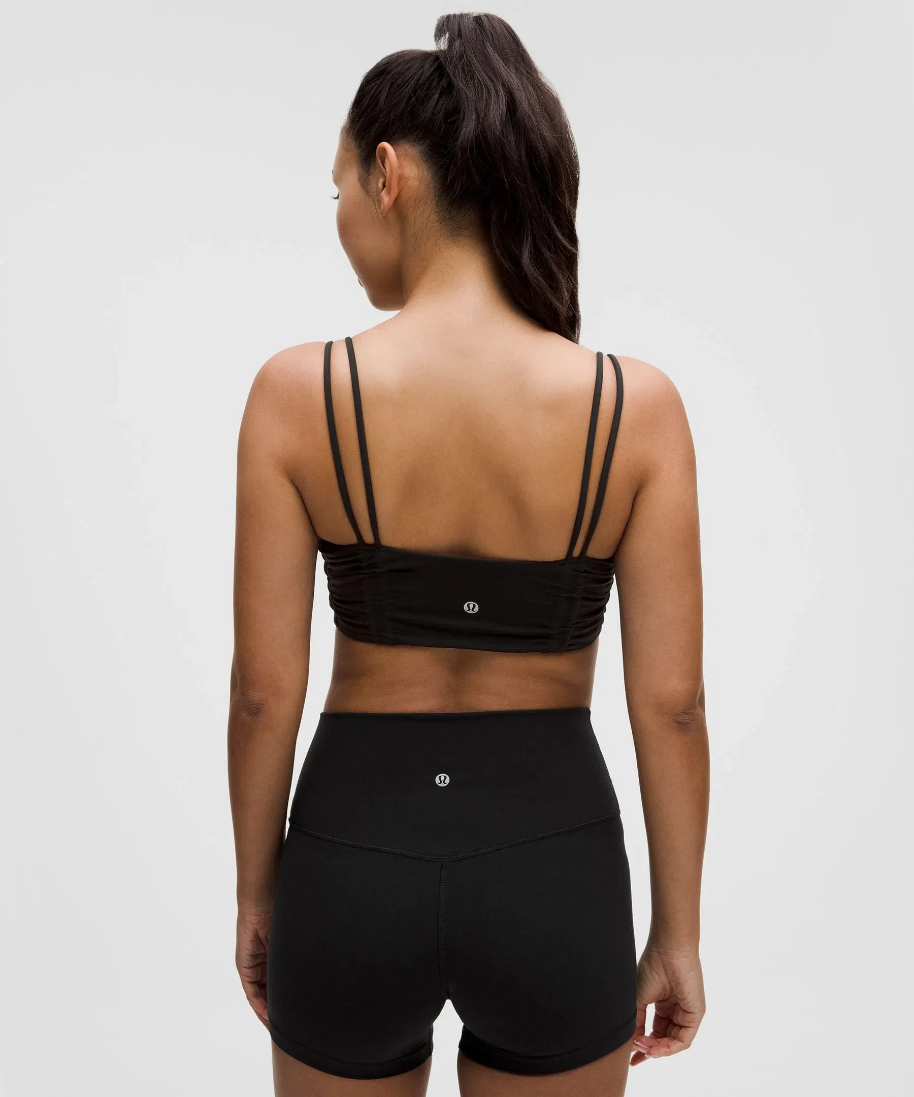 Lululemon Ruched Yoga Bra Shimmer *Light Support, A/B Cup