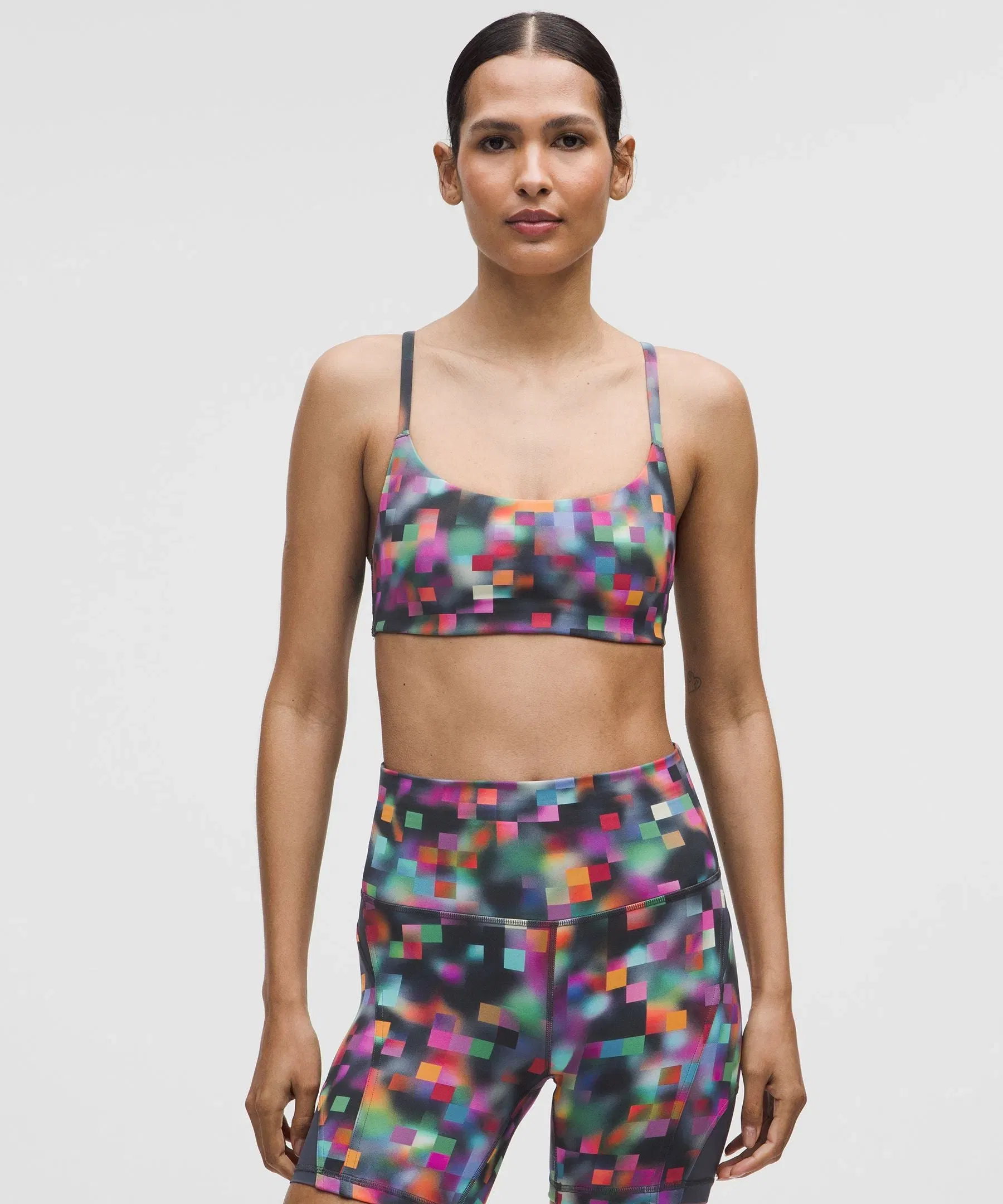 Lululemon Wunder Train Strappy Racer Bra Light Support, A/B Cup *Pride