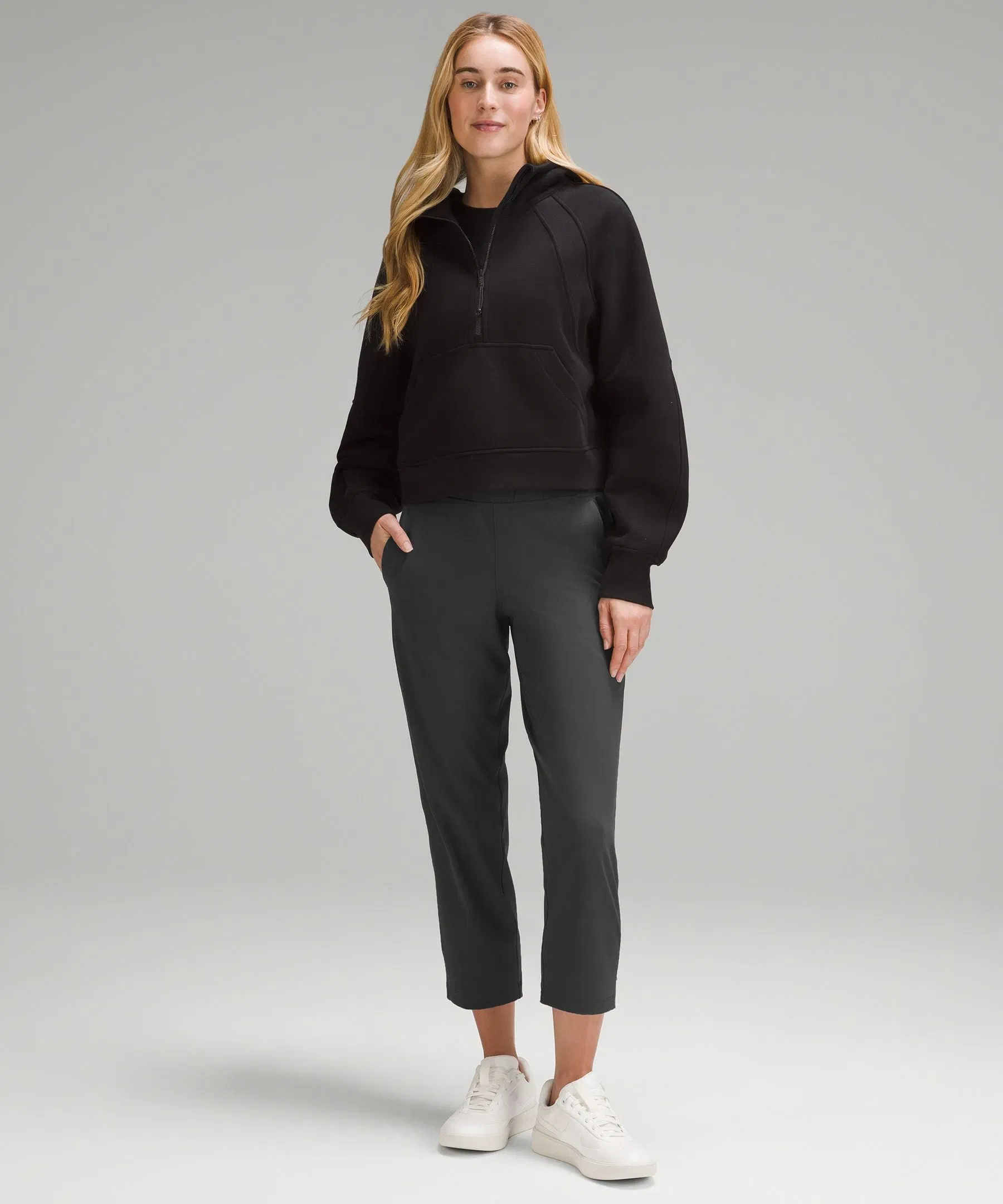 Lululemon Luxtreme Slim-Fit Pull-On Mid-Rise Cropped Pant
