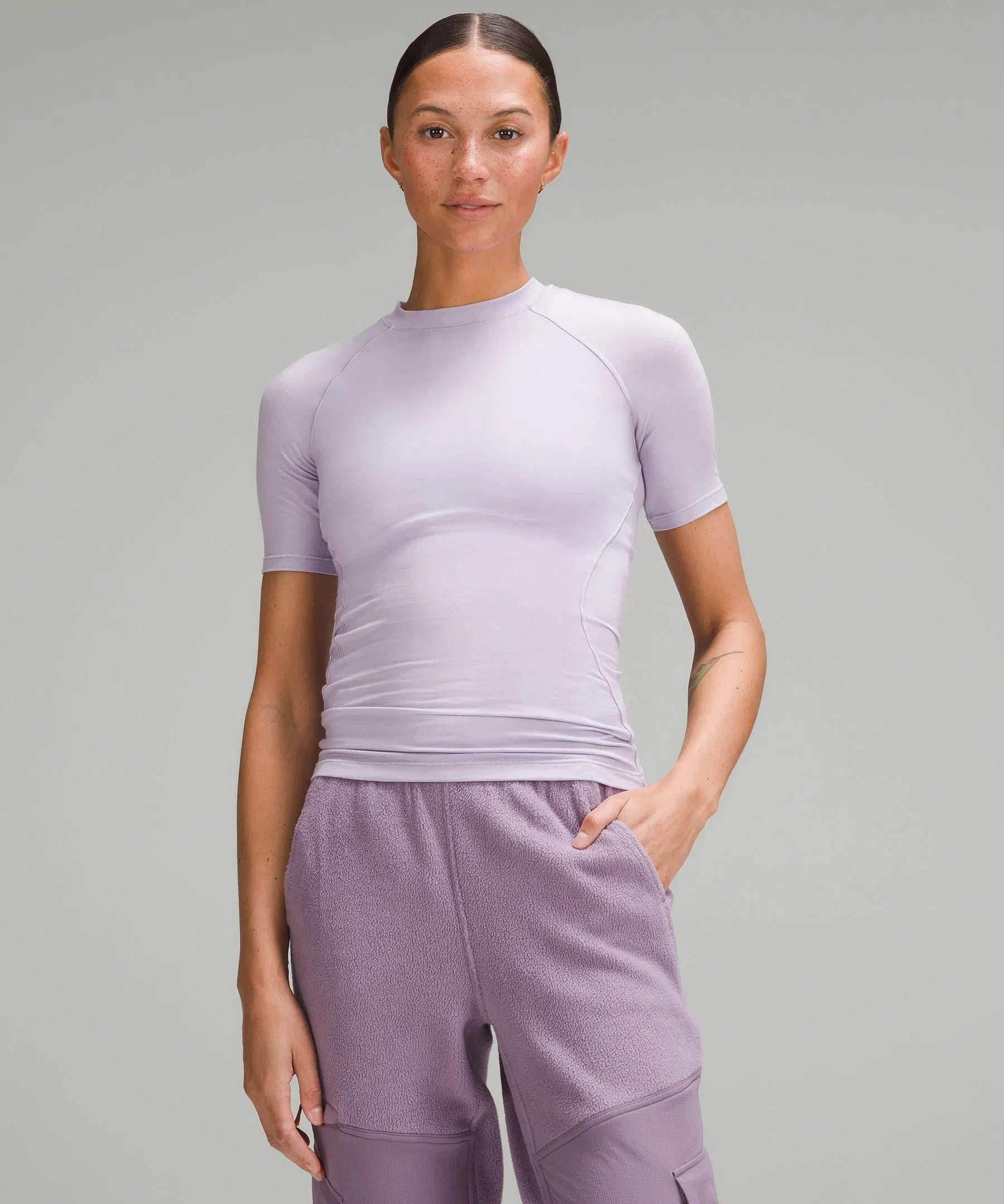 Lululemon Women's Shorts-Sleeve Crewneck Base Layer