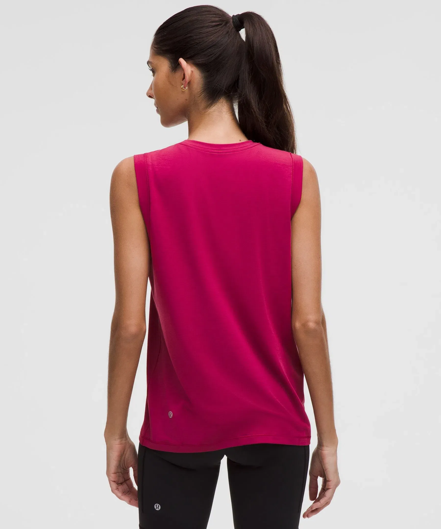 Lululemon Women's Jersey Training Muscle Tank Top Long *Wordmark