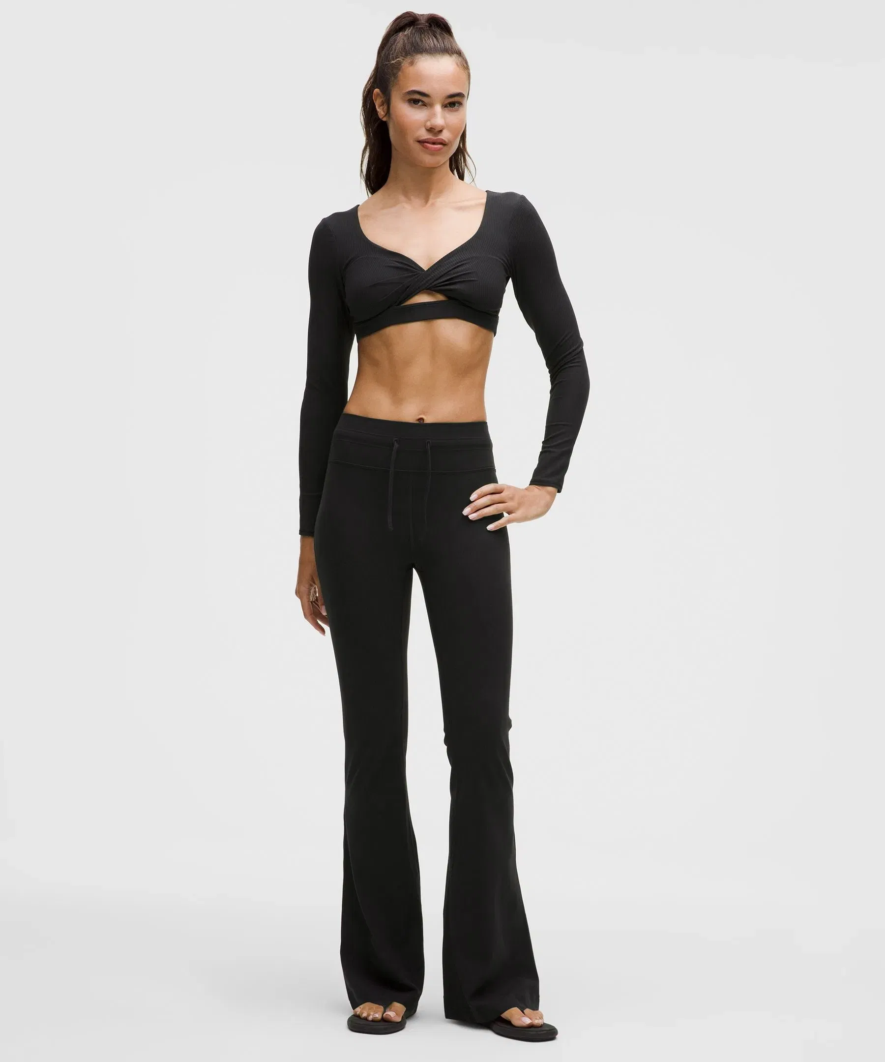Lululemon Ribbed Nulu Long-Sleeve Bra Top *Light Support, B/C Cup