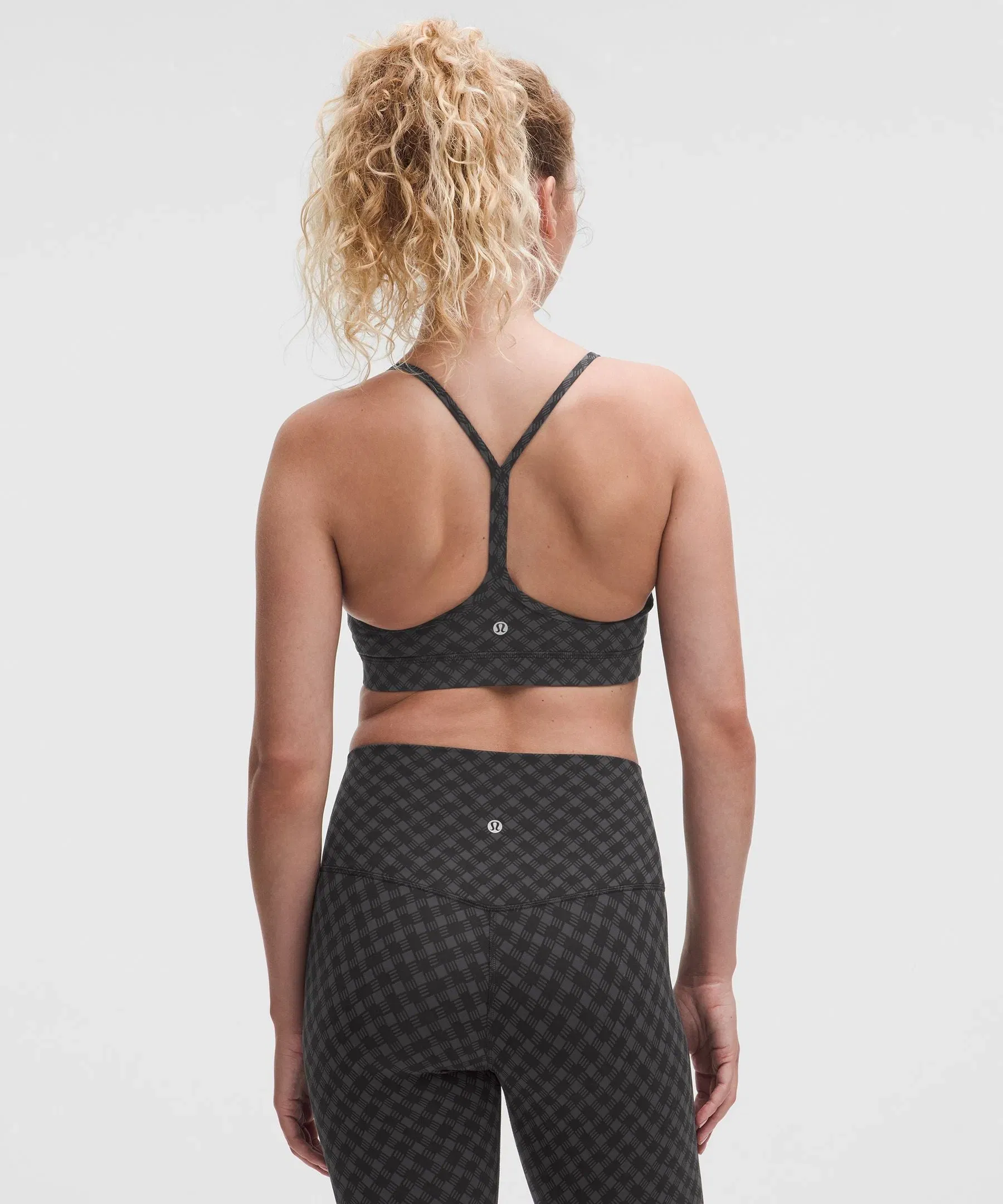 Lululemon Flow Y Bra Nulu Light Support, A–C Cups *Jacquard